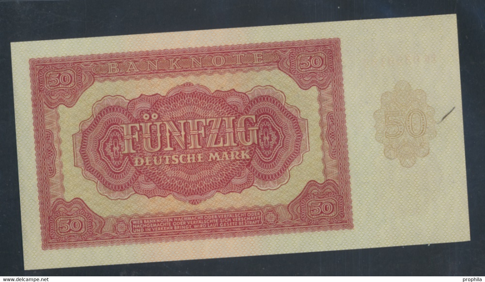 DDR Rosenbg: 352a, KN 7stellig, Davor Zwei Buchstaben Bankfrisch 1955 50 Deutsche Mark (9810588 - 50 Deutsche Mark