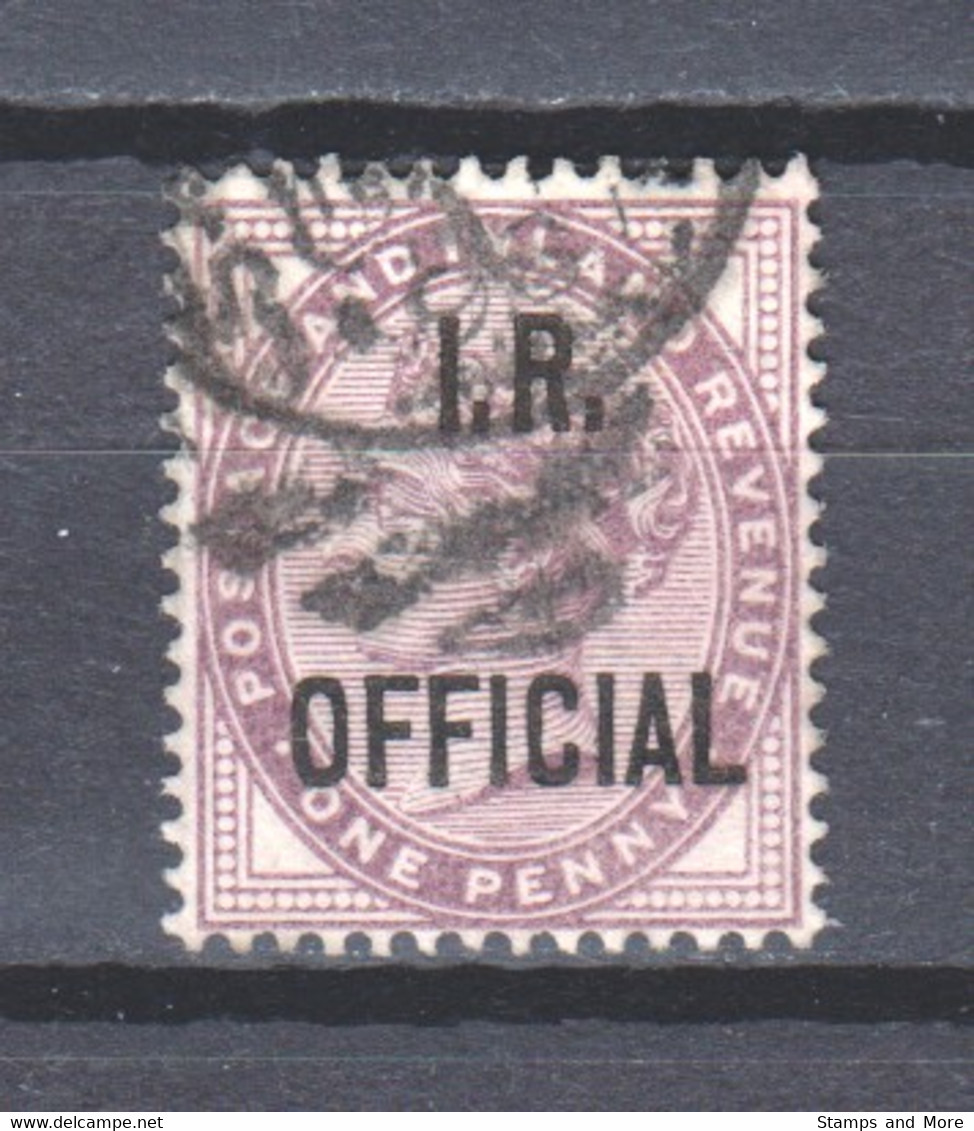 Great Britain 1882 I.R. Official Mi 40A Canceled (1) - Service