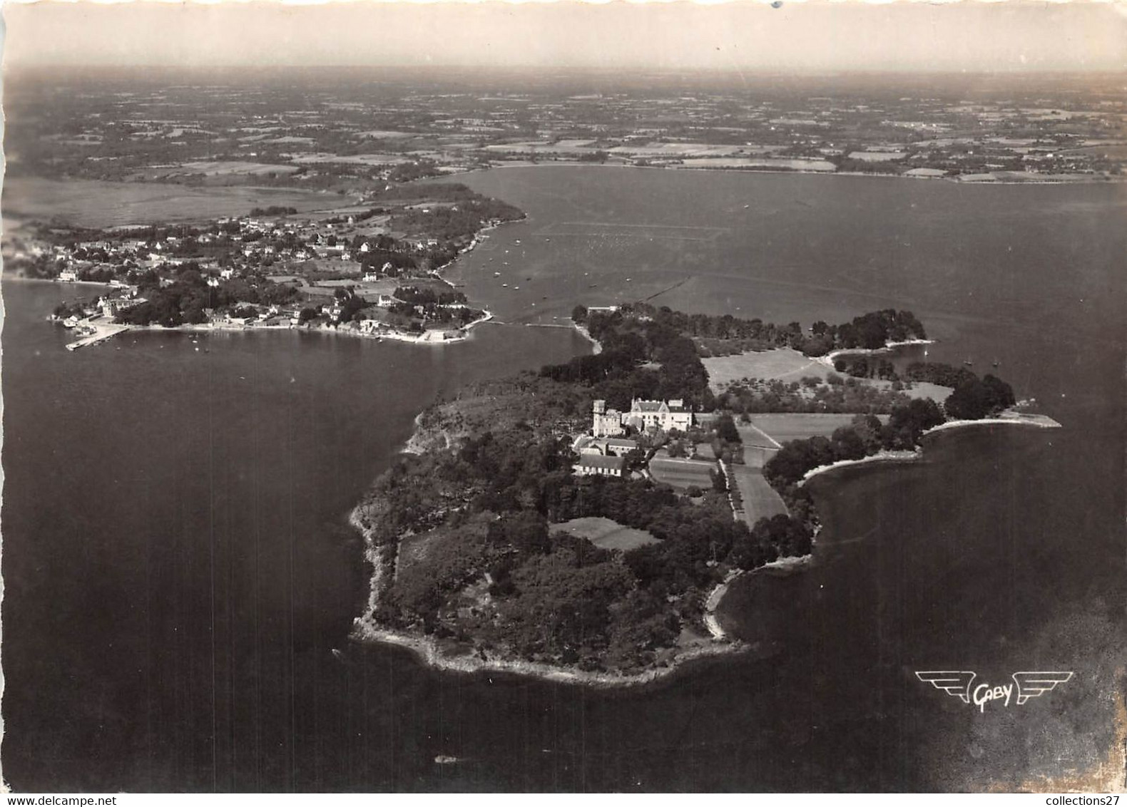 56-BERDER-LARMOR-BADEN-VUE D'ENSEMBLE DU CIEL - Otros & Sin Clasificación