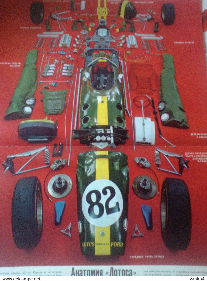 Russe ? N°112 Spectacle Lotus Ford Jim Clark ? Monaco ?  Sports