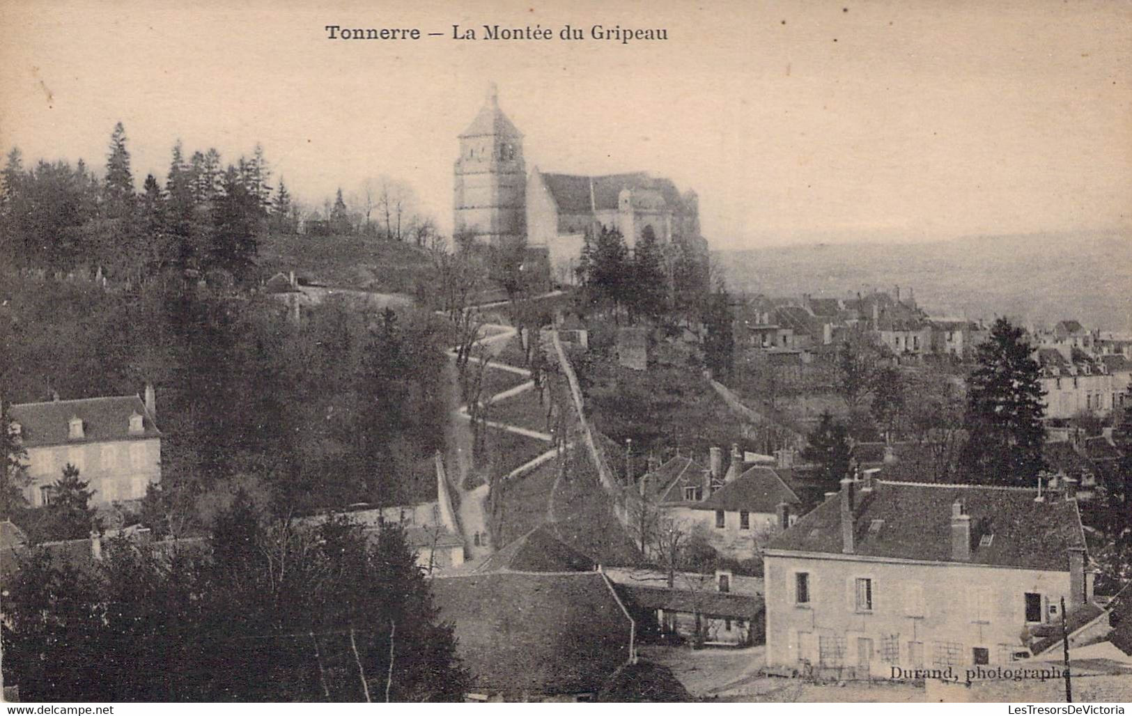 CPA TONNERRE - La Montée Du Gripeau - Eglise - Tonnerre