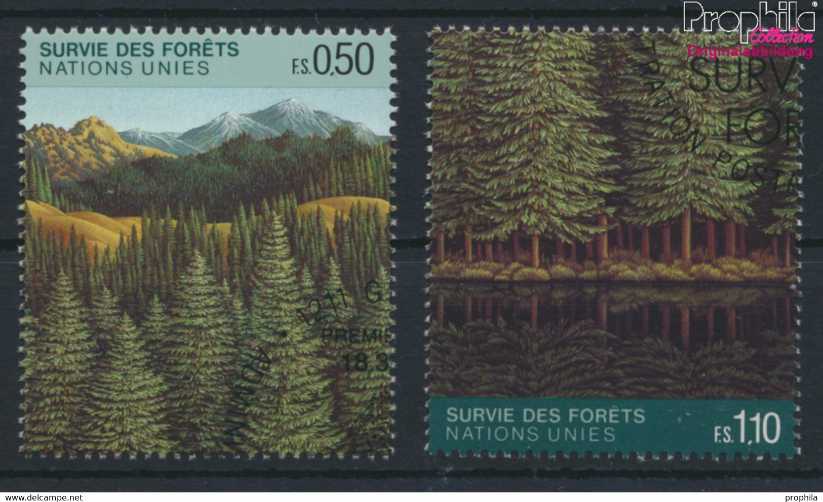 UNO - Genf 165-166 (kompl.Ausg.) Gestempelt 1988 Rettet Den Wald (9808863 - Gebruikt