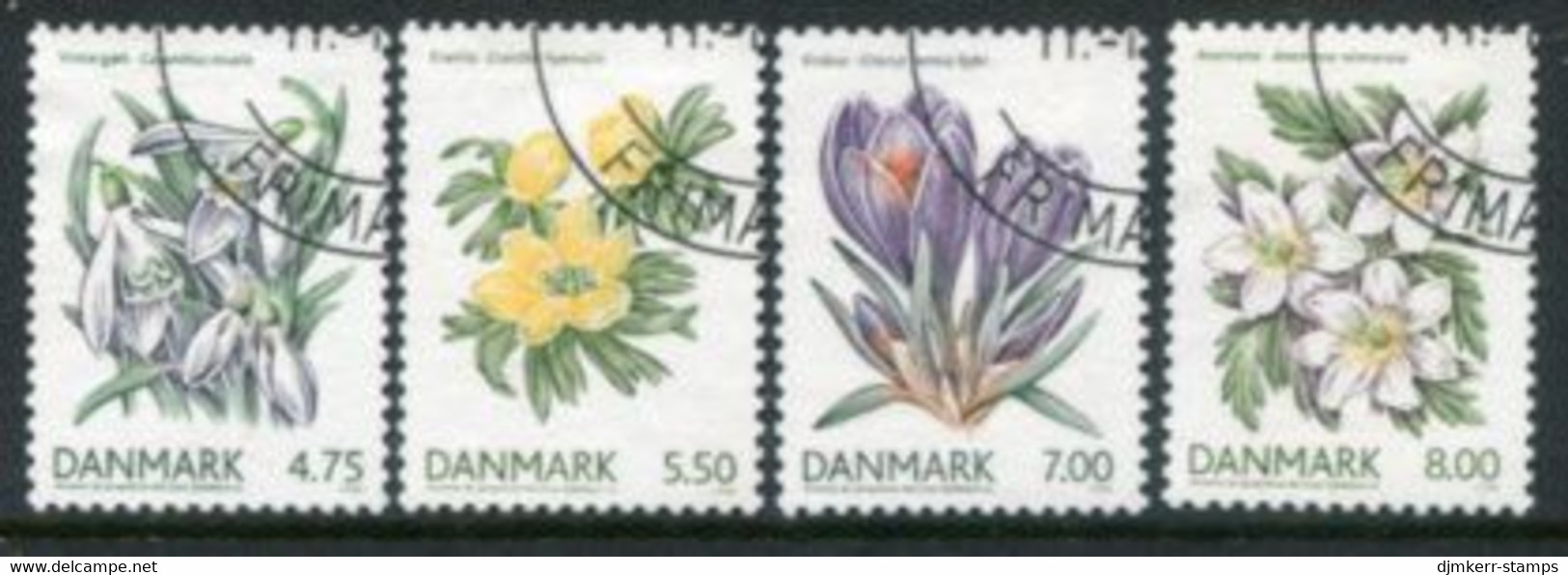 DENMARK 2006 Spring Flowers  Used.  Michel 1423-26 - Used Stamps