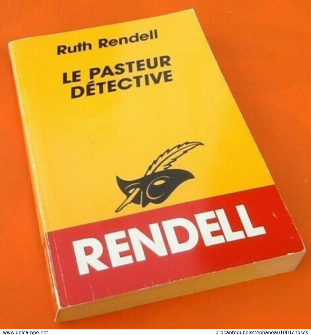 Ruth Rendell   Le Pasteur Détective  (1987) 188 Pages  N° 1521   Le Masque - Champs-Elysées