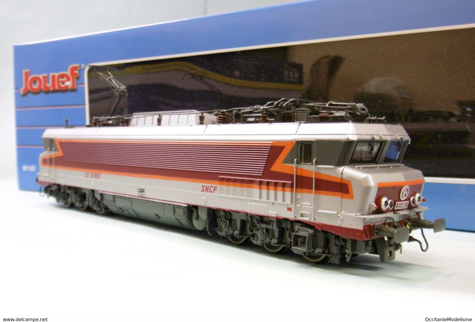 Jouef - Locomotive ELECTRIQUE CC 21001 Origine SNCF DCC SON Réf. HJ2373S Neuf HO 1/87 - Locomotive