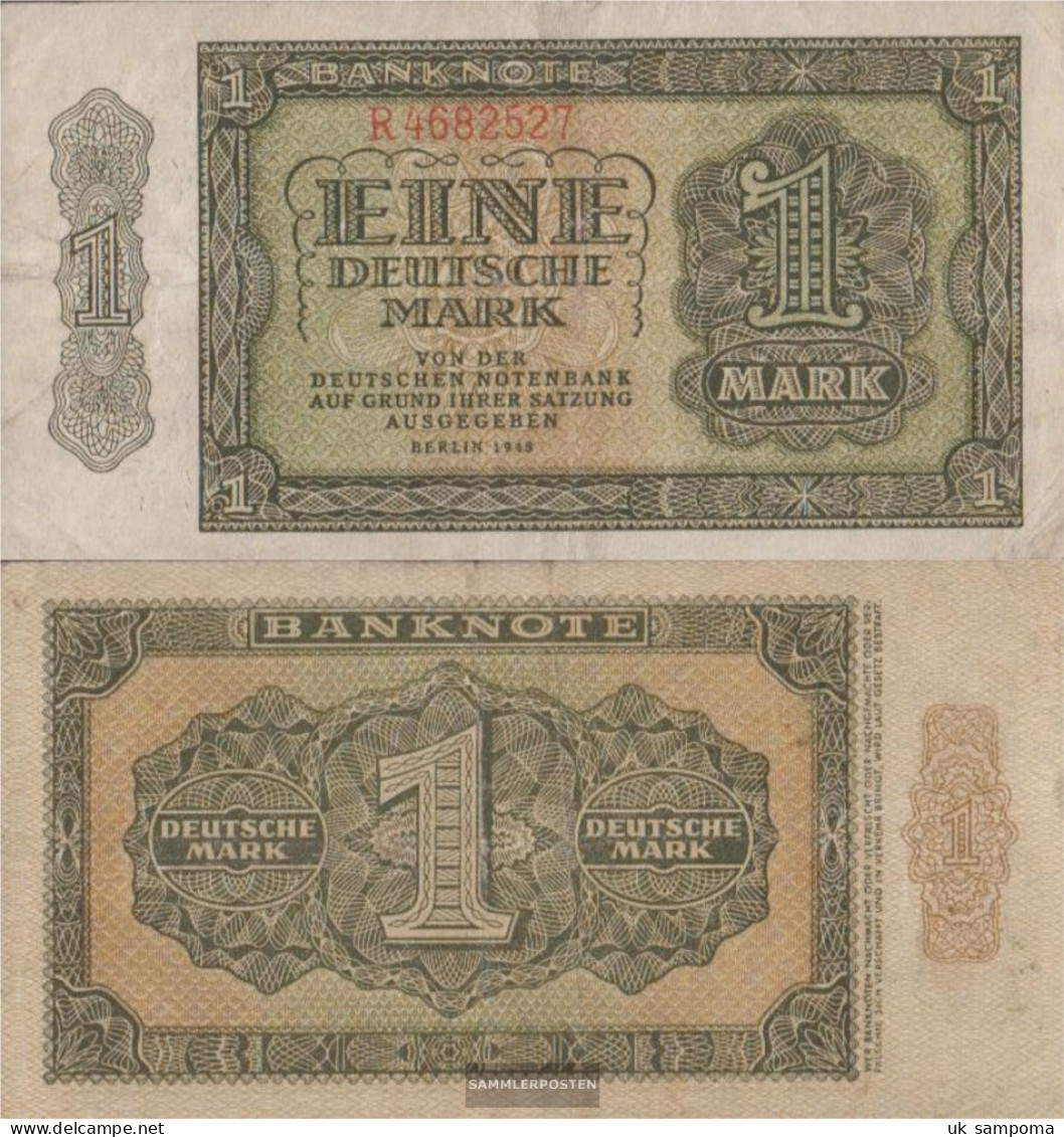 DDR Rosenbg: 340d KN 7stellig, Before A Point Used (III) 1948 1 German Mark - Andere & Zonder Classificatie