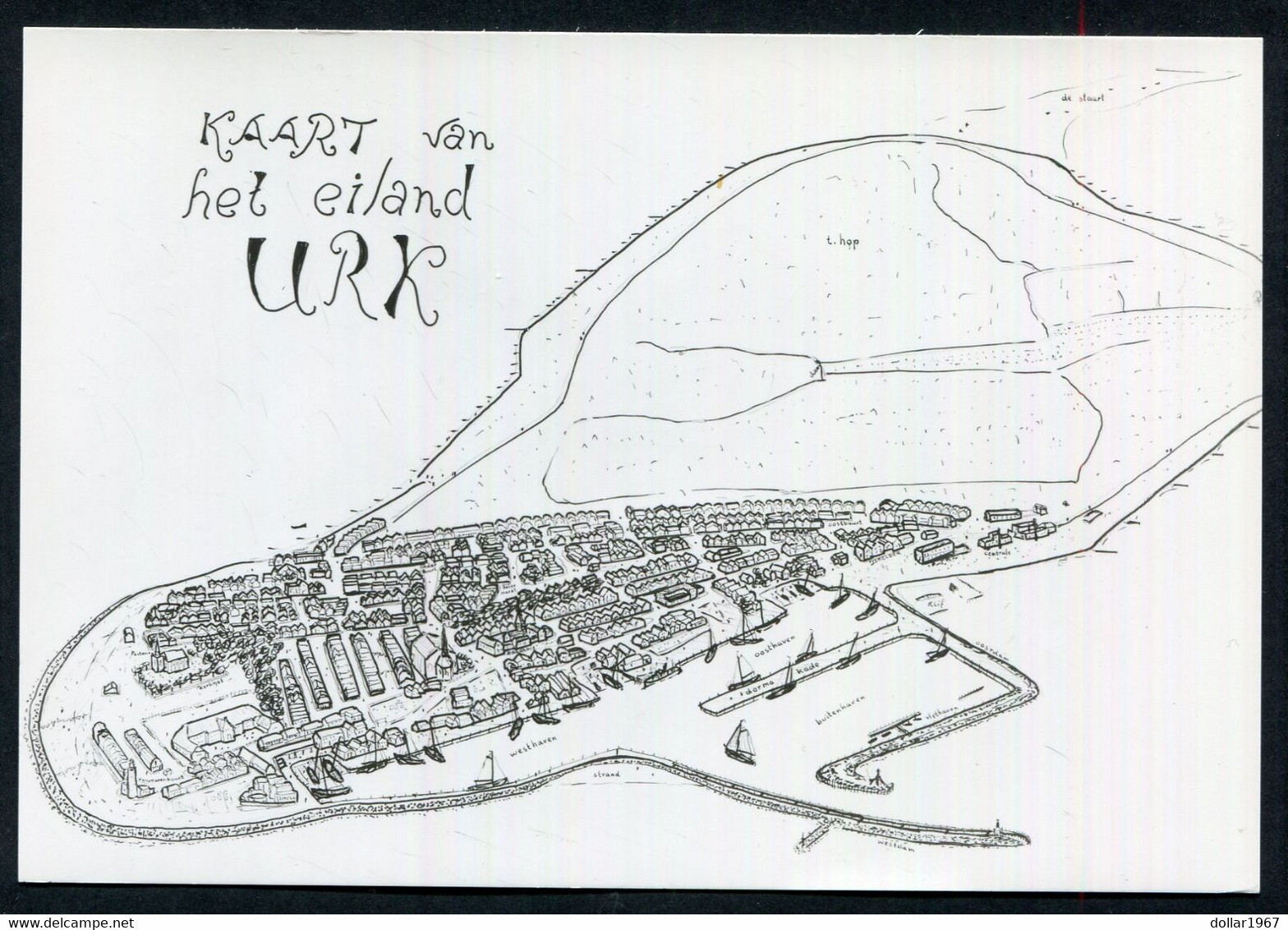 Toen Urk Nog Eilland Was Wakker(Gerrit Van Slijtje) NO: 184  - NOT  Used - Scans For Condition .(Originalscan !!) - Urk