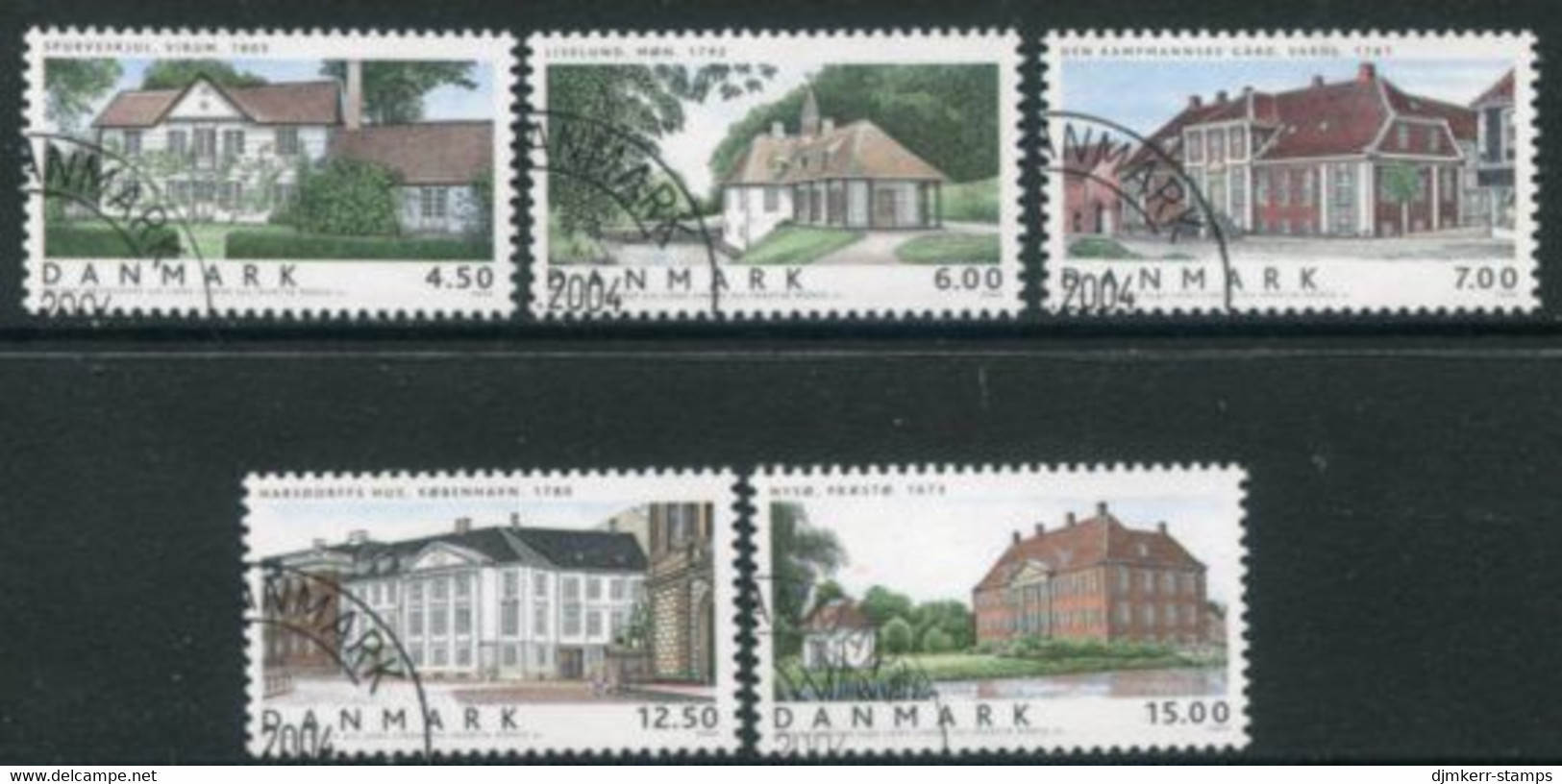 DENMARK 2004 Dwelling Houses III Used.  Michel 1361-65 - Used Stamps