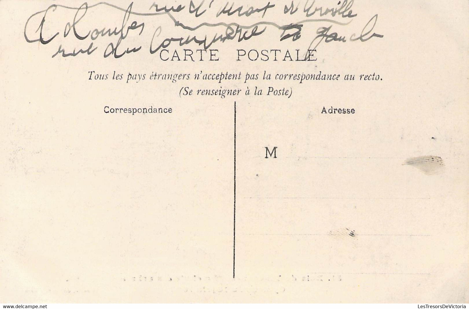 CPA - Cyclone Du 16 Juin 1908 - Bois De Vincennes - La Chute Des Arbres - Disasters