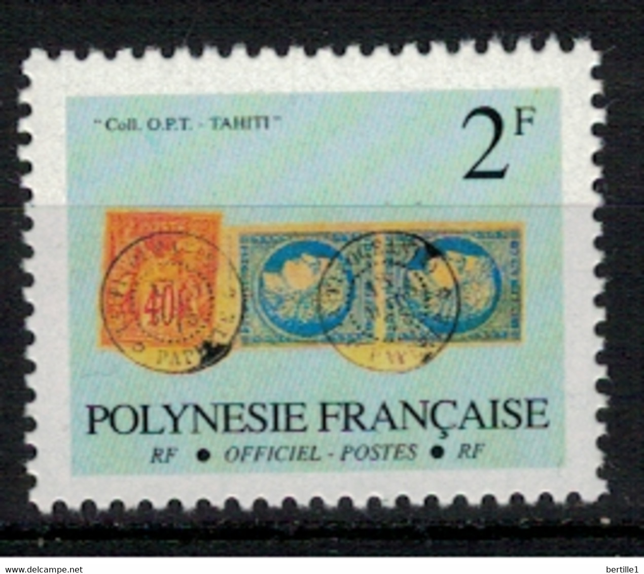 POLYNESIE   N° YVERT   SERVICE 17   NEUF SANS CHARNIERES   ( NSC  3/40 ) - Oficiales