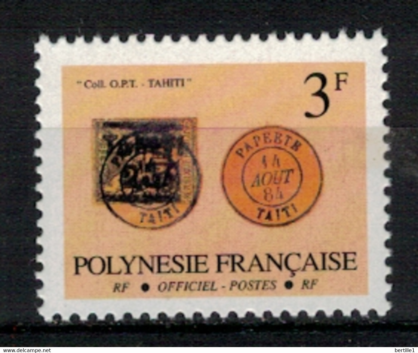 POLYNESIE   N° YVERT   SERVICE 18   NEUF SANS CHARNIERES   ( NSC  3/40 ) - Dienstzegels