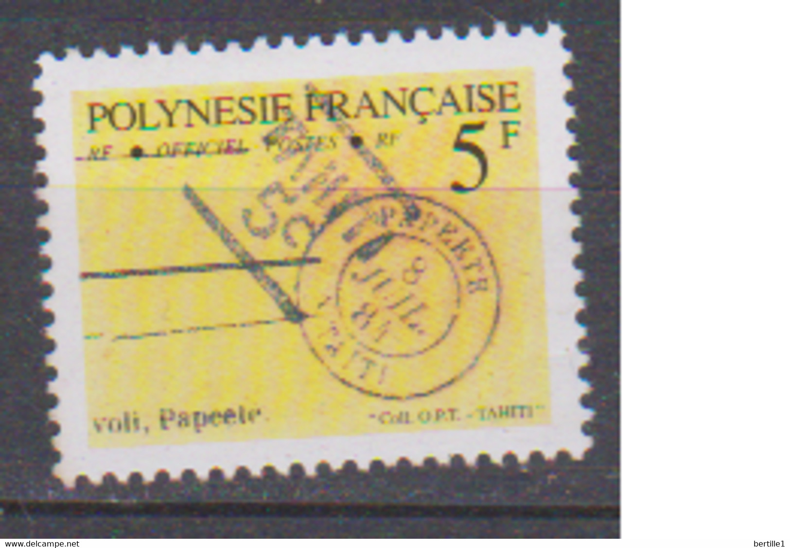 POLYNESIE   N° YVERT   SERVICE 19    NEUF SANS CHARNIERES   ( NSC  3/40 ) - Oficiales