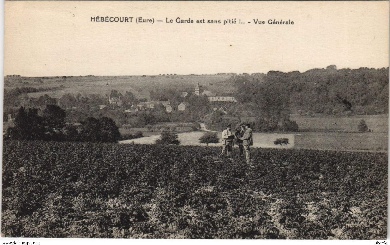 CPA Hébécourt - Le Grande Est Sans Pitié!. - Vue Générale (160211) - Hébécourt