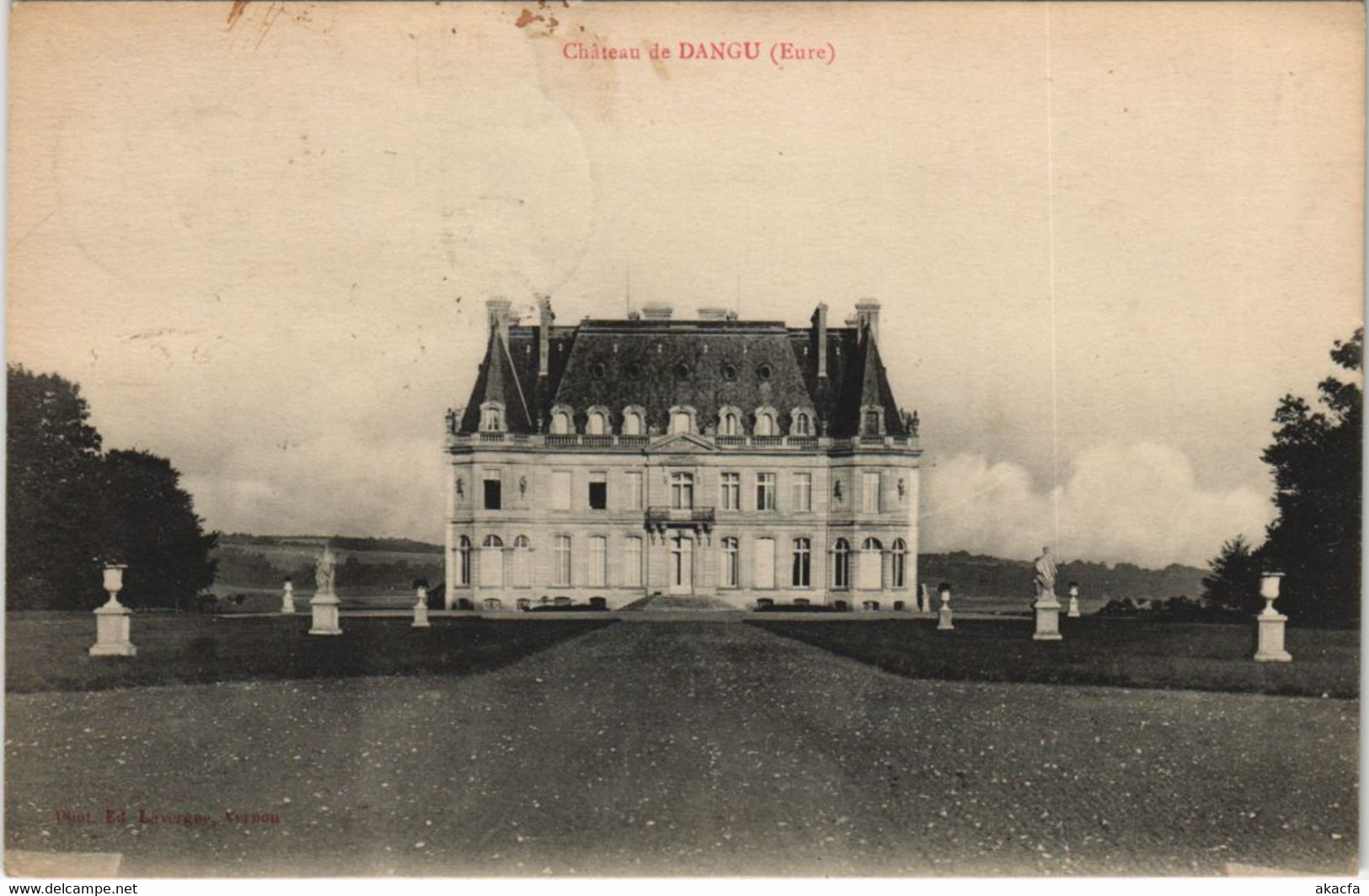 CPA Chateau De DANGU (160495) - Dangu
