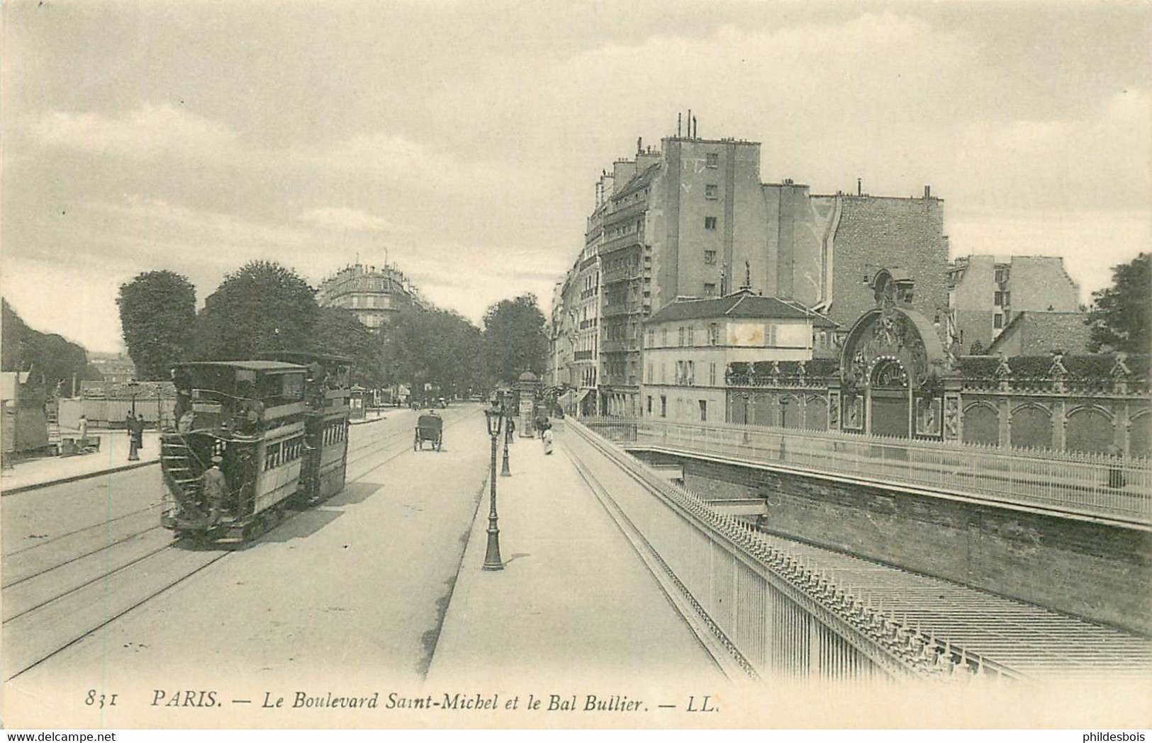 PARIS 14 Arrondissement  Boulevard Saint Michel BAL BULLIER (tramway ) - Arrondissement: 14