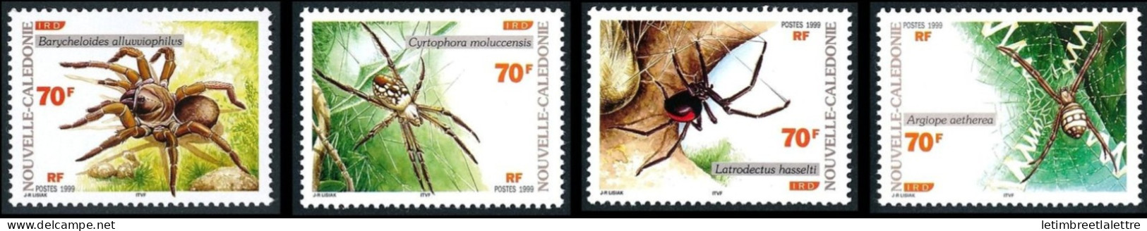 Nouvelle Calédonie - YT N° 785 à 787 ** - Neuf Sans Charnière - 1999 - Unused Stamps