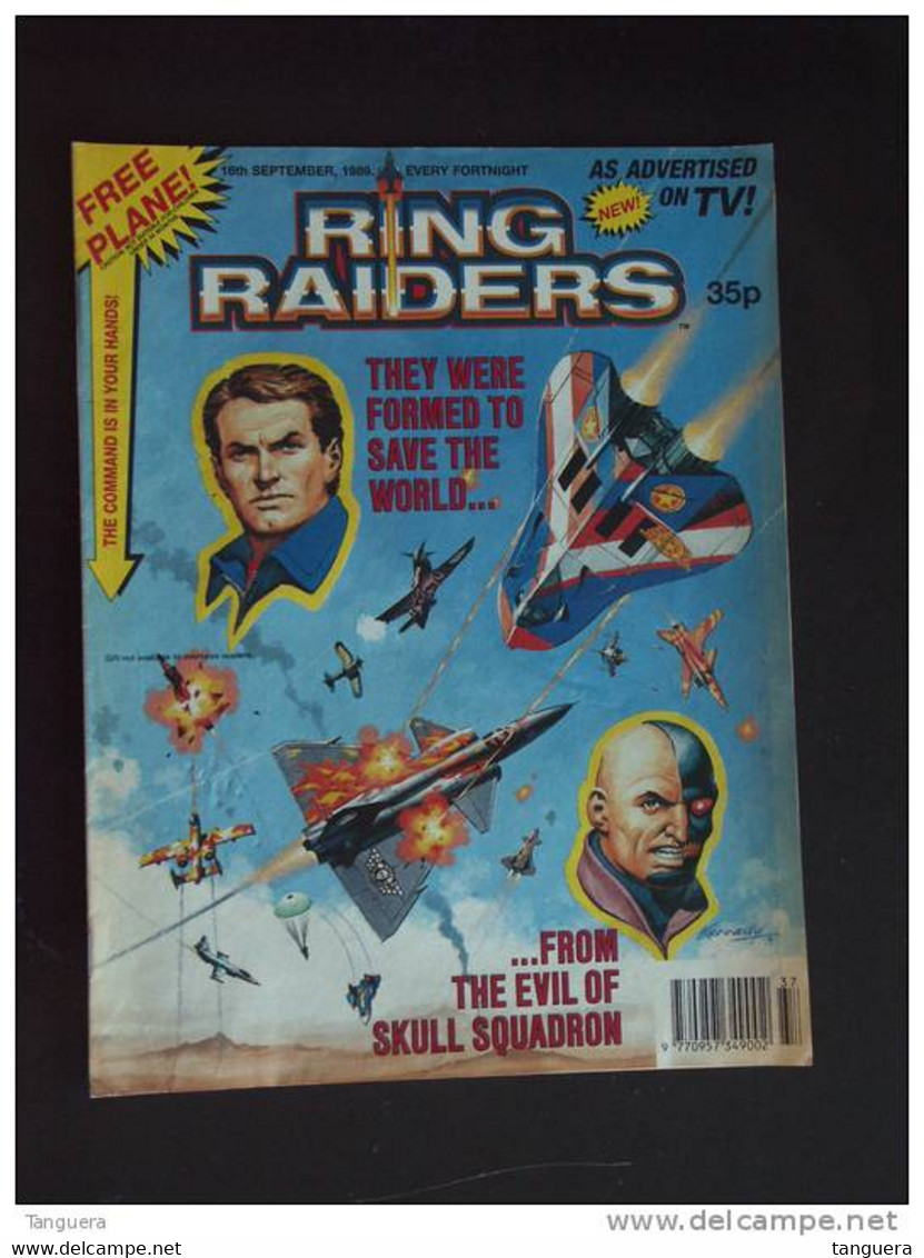 Ring Raiders No 1 16 September 1989 Published  By Fleetway 24 Pages - Striptijdschriften