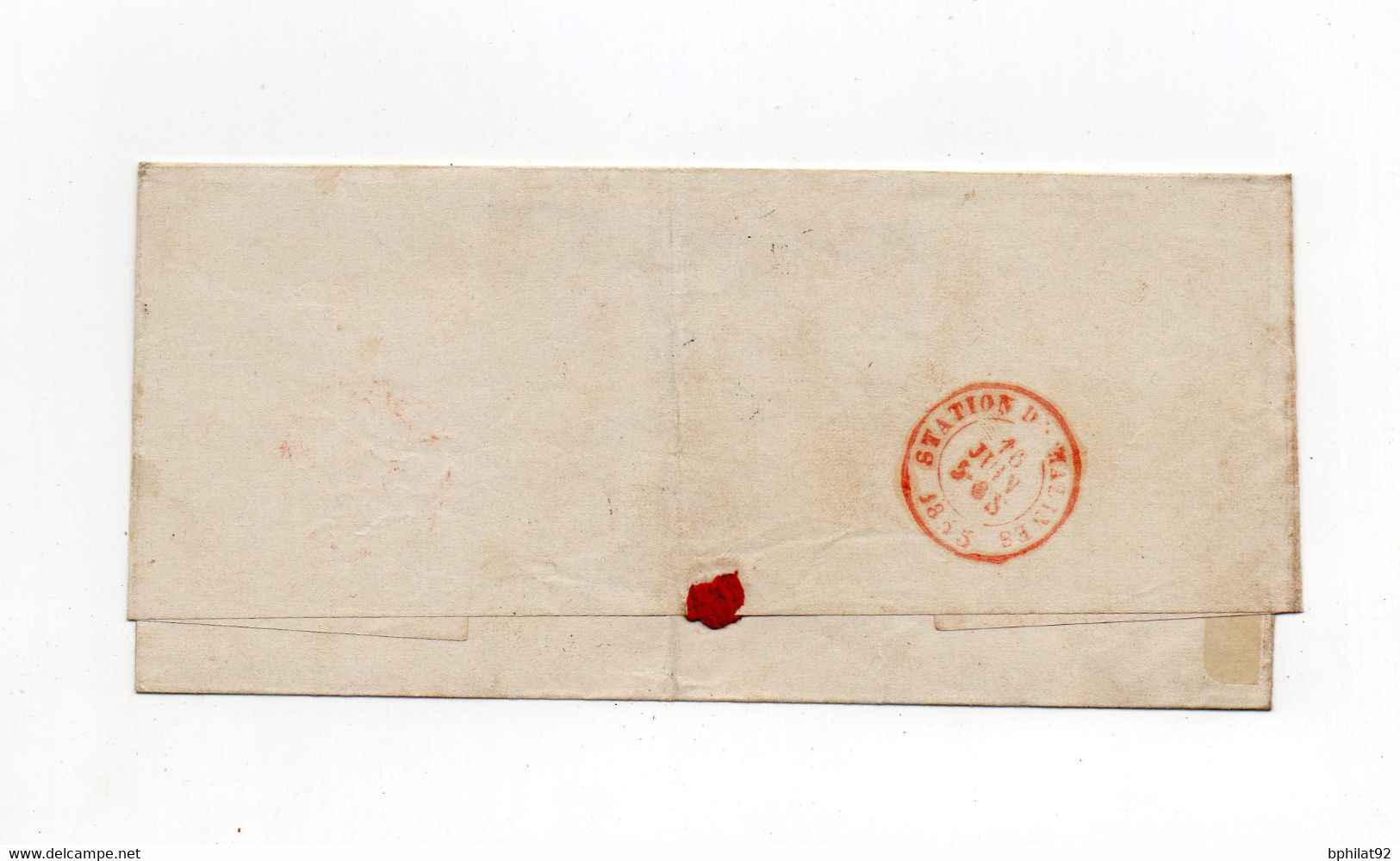 !!! BELGIQUE, N°6 SUR LETTRE DE DUFFEL POUR MALINES DU 16/6/1855 - 1849-1850 Medaillen (3/5)