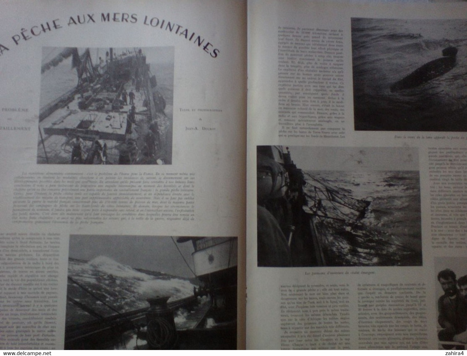 L'Illustration N°5090 Labours attelage boeufs chevaux joug brabant Guerre Pêche en mer lointaine Dessin La Flèche