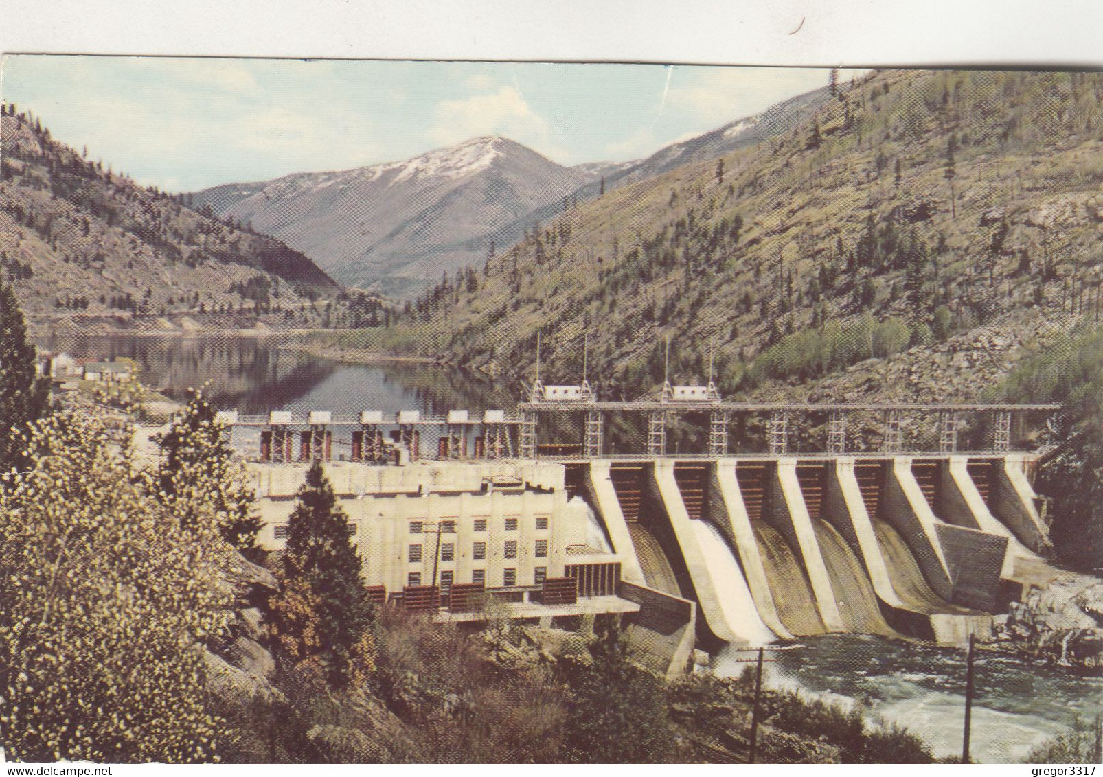 B3941) Castlegar NELSON - Highway 3A British Columbia - BRILLIANT DAM - Old !! - Nelson