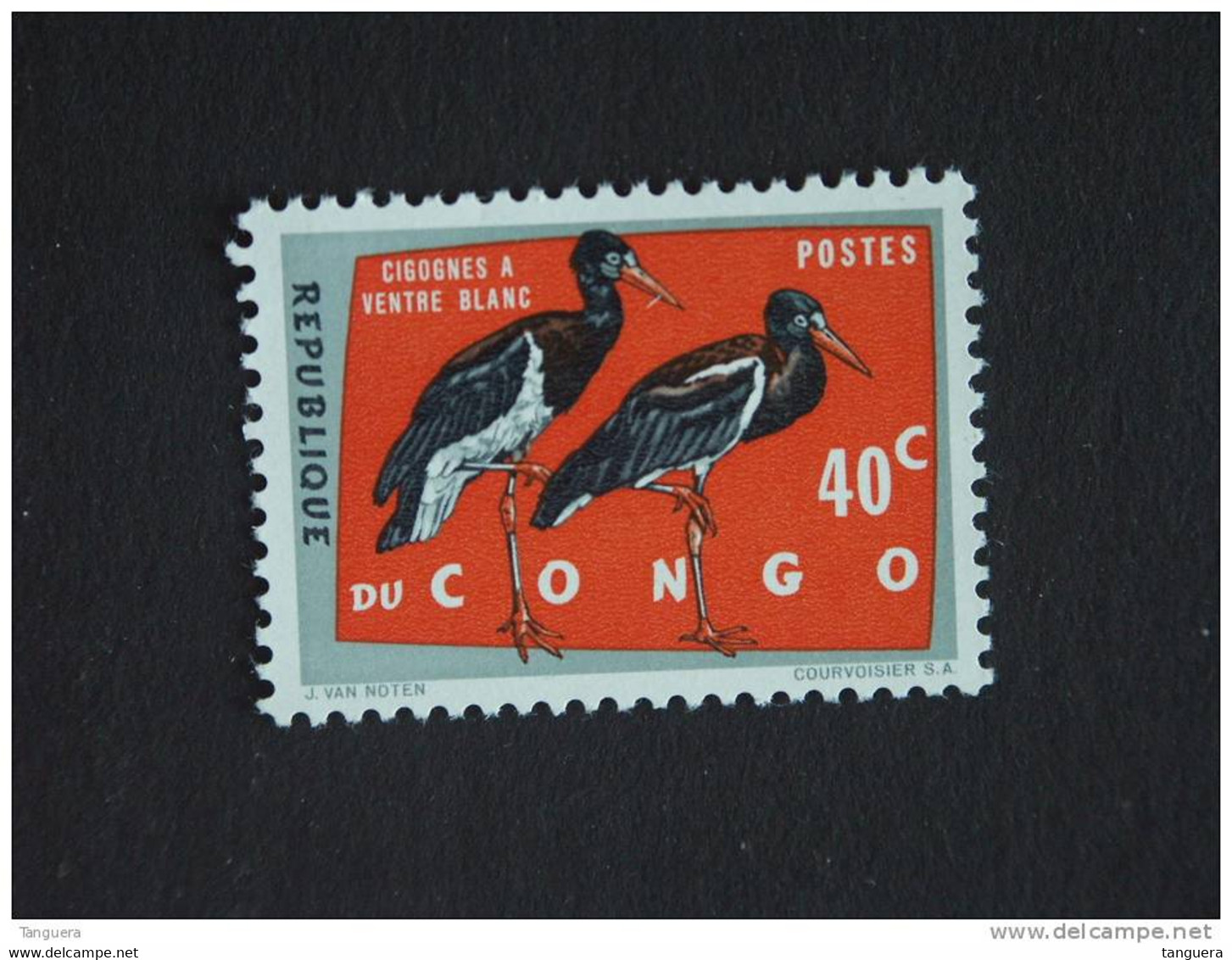 Congo Republique Republiek 1963 Vogels Oiseaux Cigognes Ooievaar COB Yv 484 MNH ** - Neufs