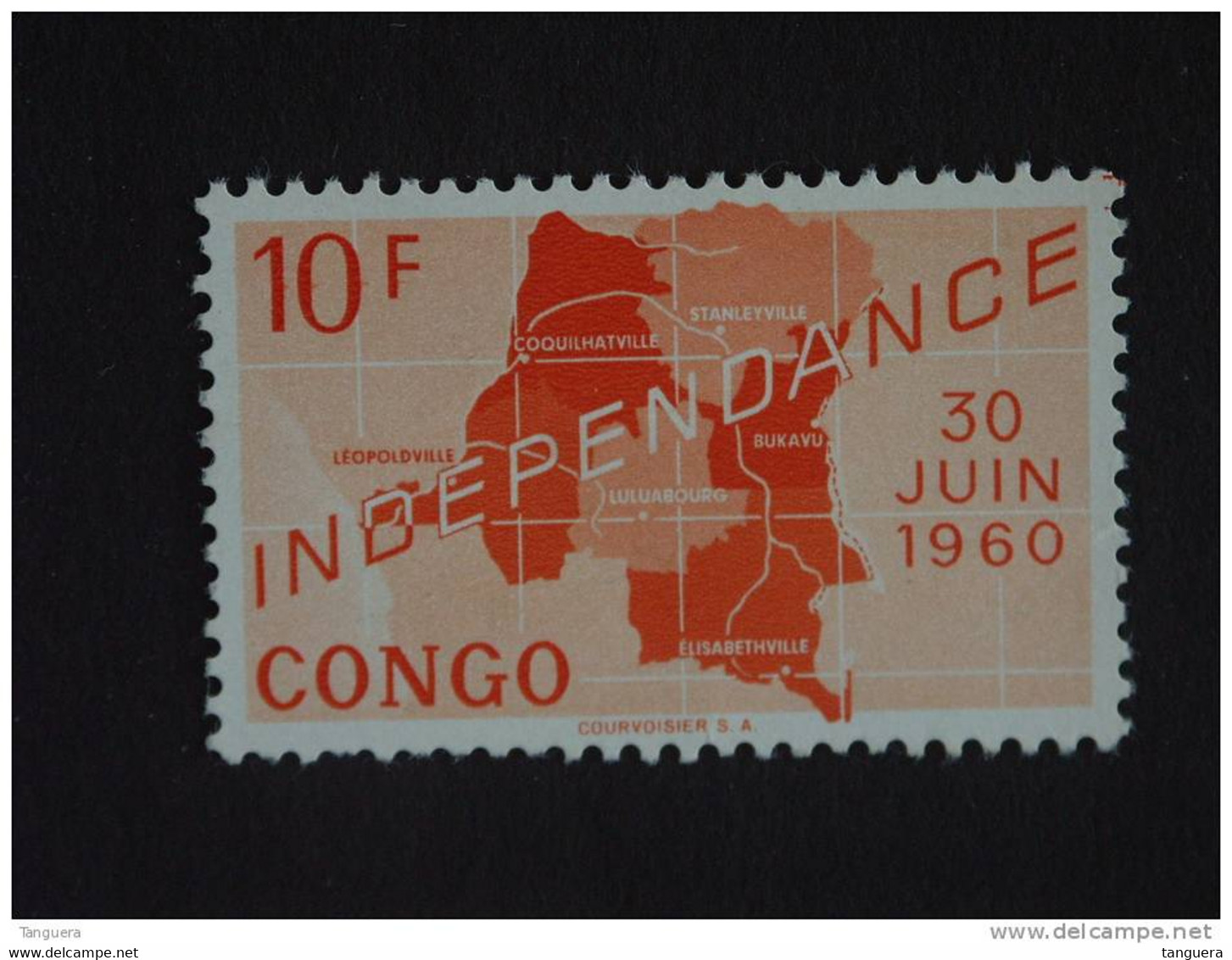 Congo Republique Republiek 1960 Onafhankelijkheid Indépendance Yv COB 380 MNH ** - Nuovi