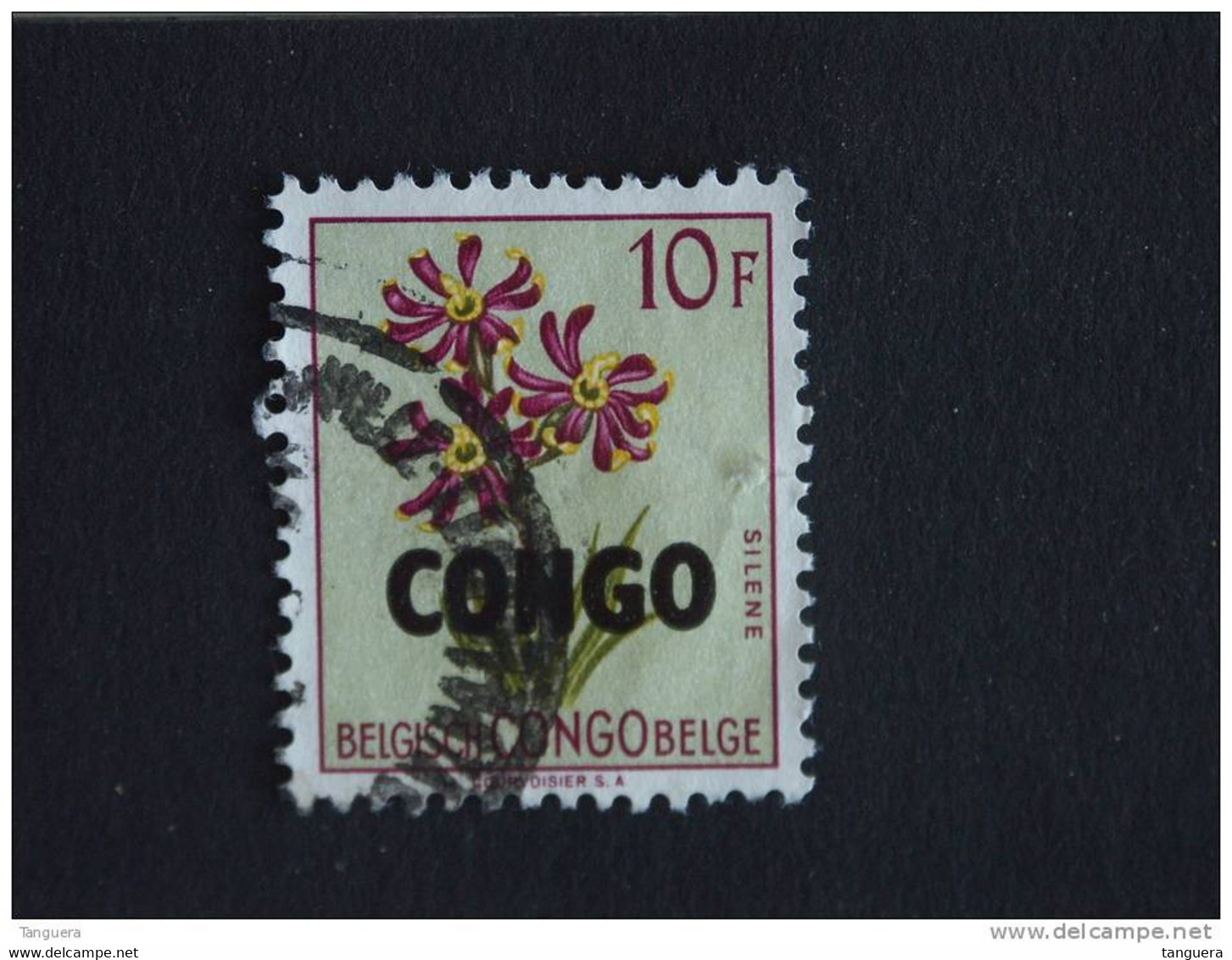 Congo Republique Republiek 1960 Bloemen Fleurs Yv COB 396 O - Gebruikt