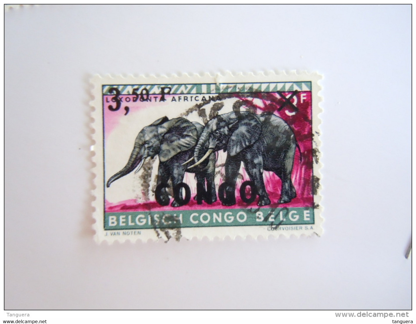 Congo Republiek République 1960 éléphant Olifant 407 O - Usados