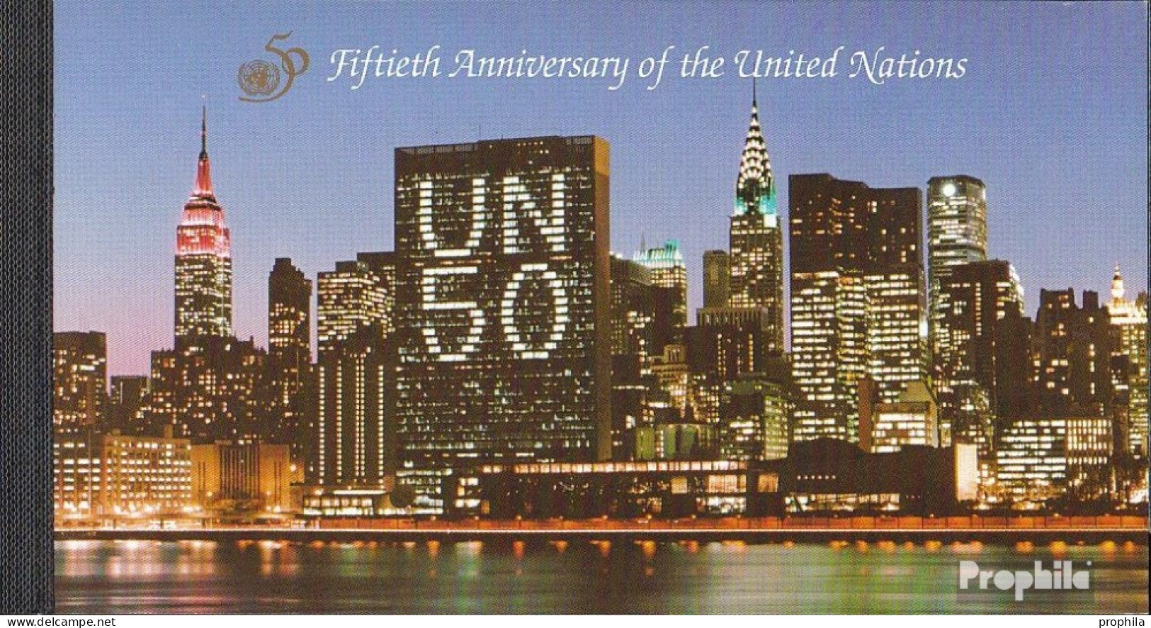 UNO - New York MH1 (kompl.Ausg.) Postfrisch 1995 50 Jahre UNO - Postzegelboekjes