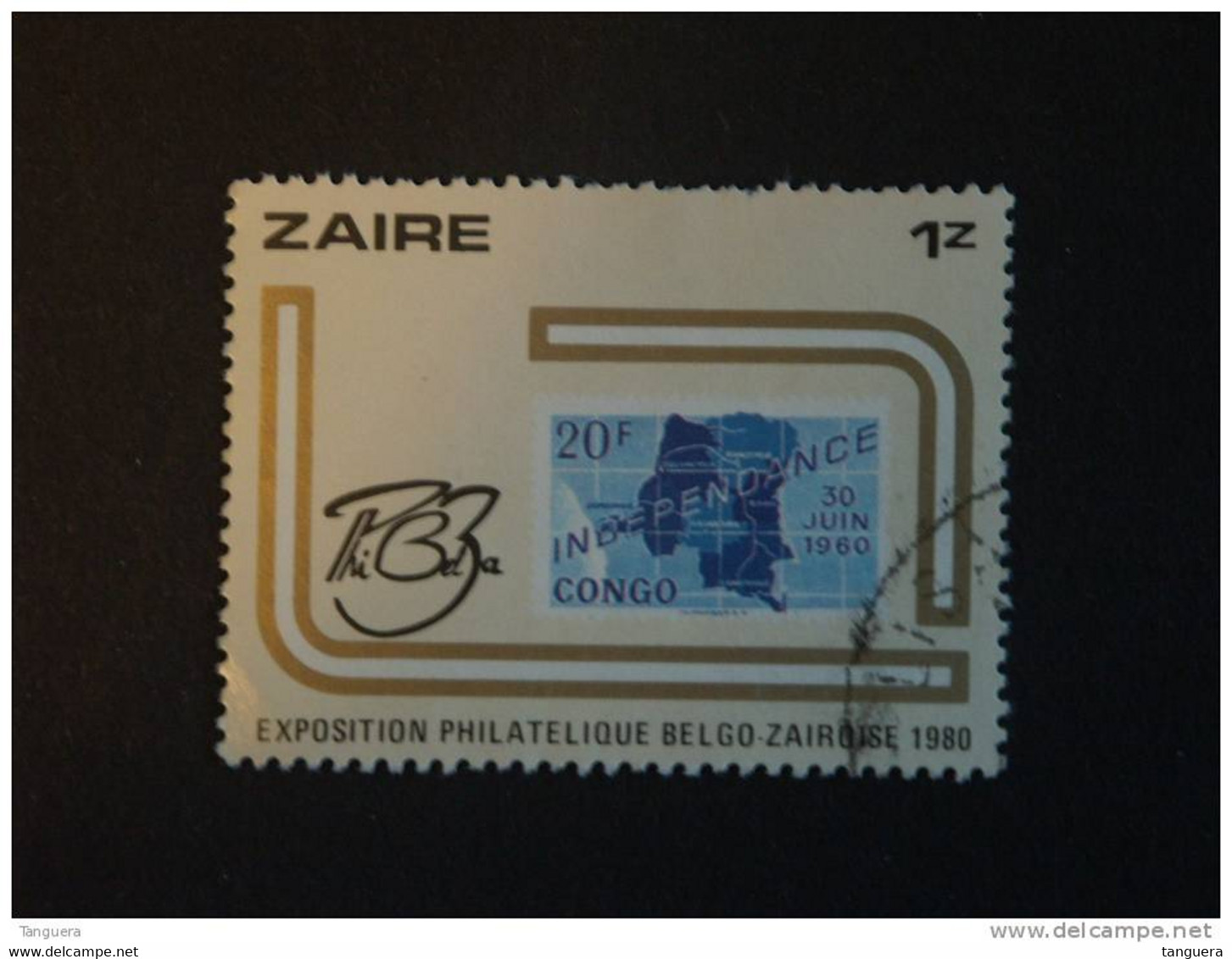 Congo Zaire 1989 "Phibelza" Expo Yv 1009 A COB 1052 O - Gebruikt