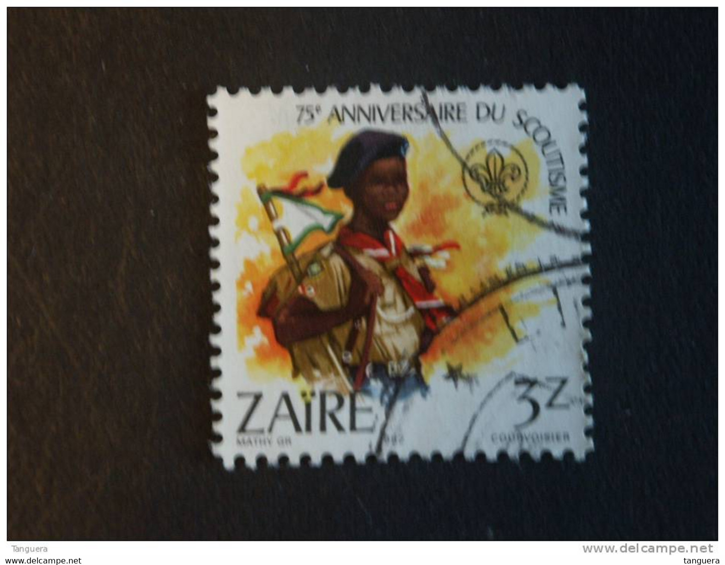 Congo Zaire 1982 Scoutisme Ranonnée Yv 1107 COB 1166 O - Oblitérés