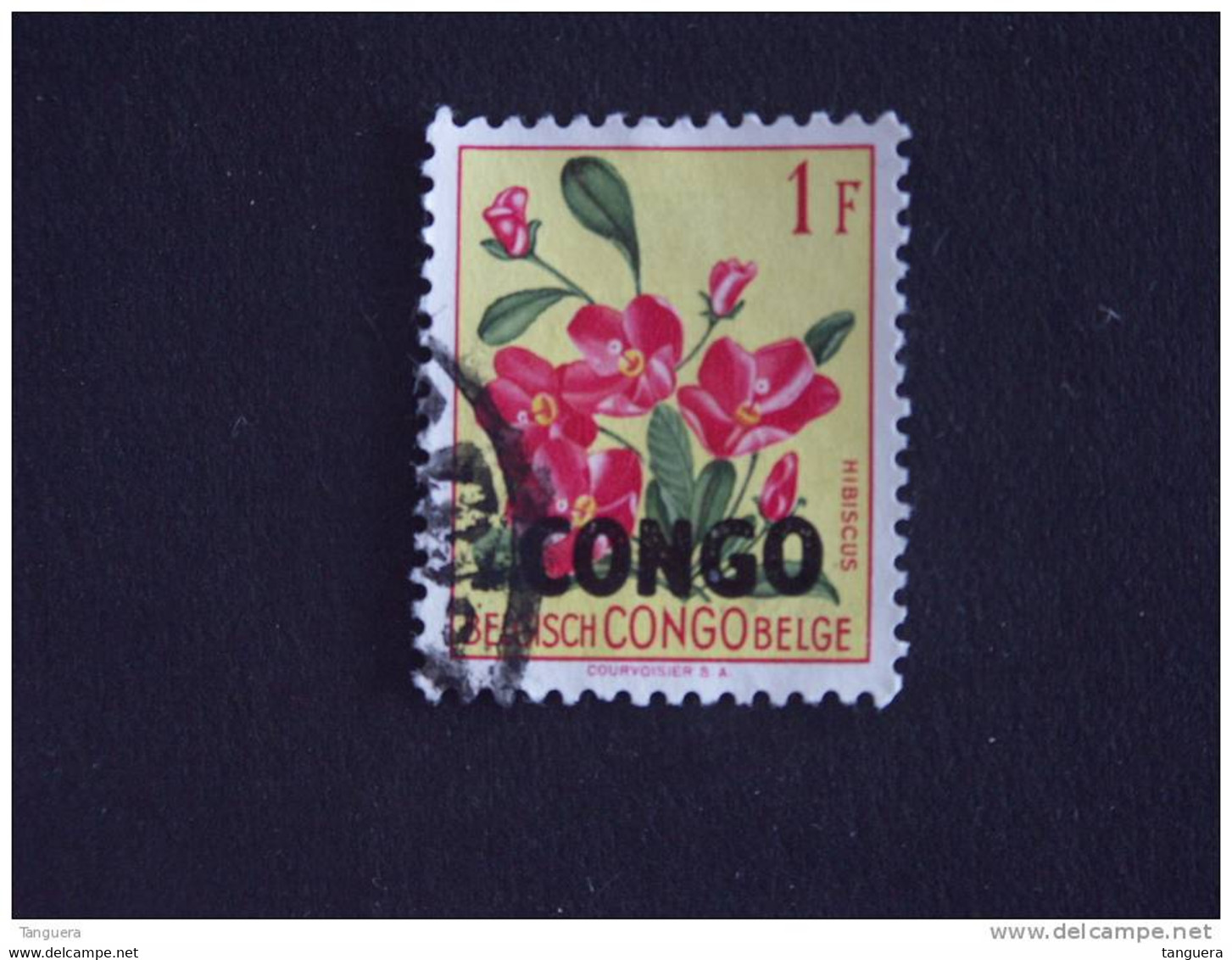 Congo Republique Republiek 1960 Bloemen Fleurs Yv COB 388 O - Used Stamps
