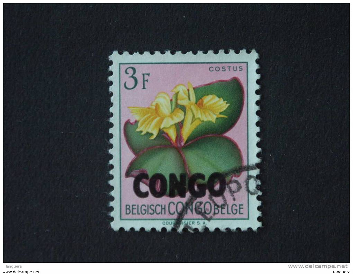 Congo Republique 1960 Bloemen Fleurs Yv 391 O - Gebruikt