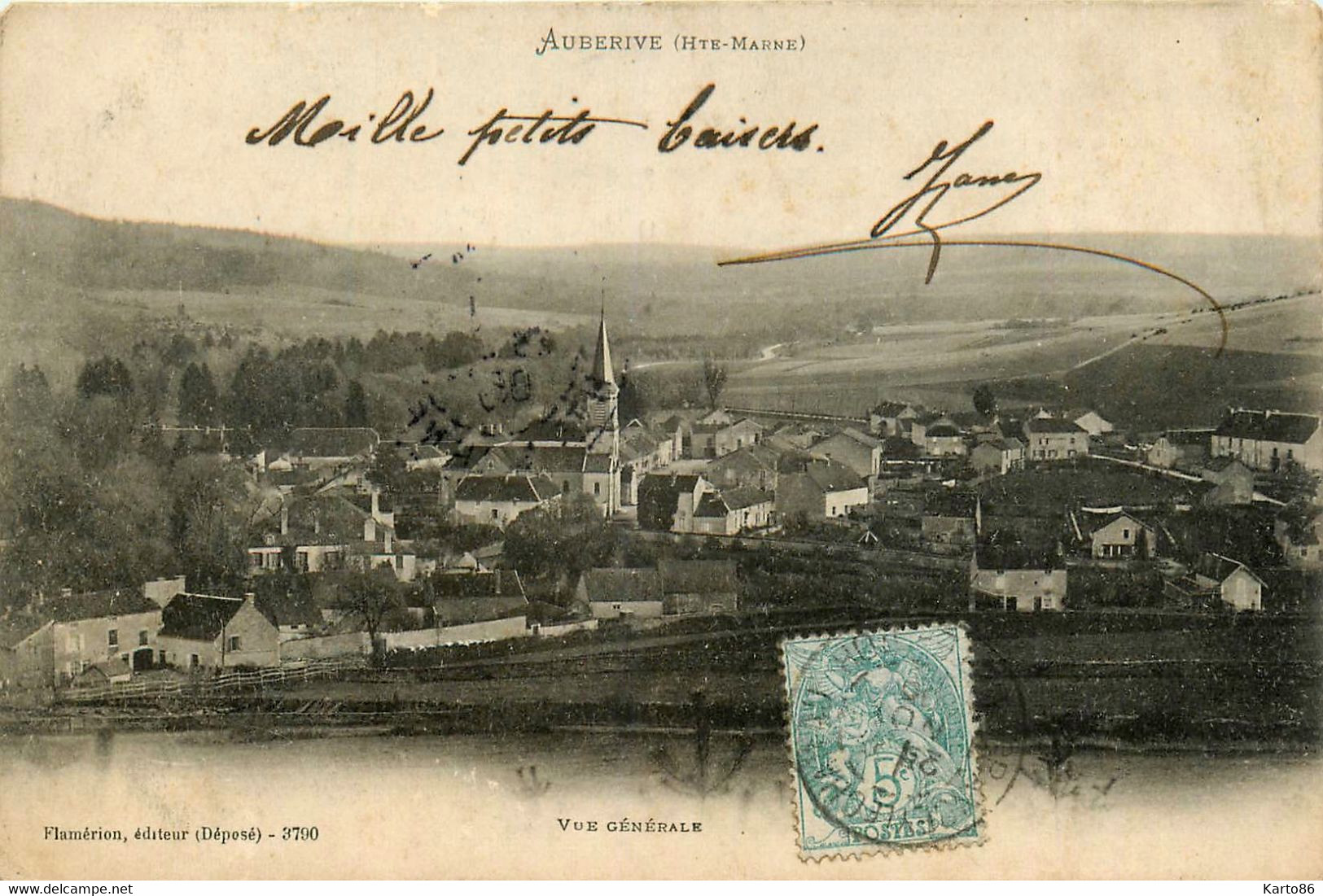 Auberive * 1905 * Vue Générale Du Village - Auberive