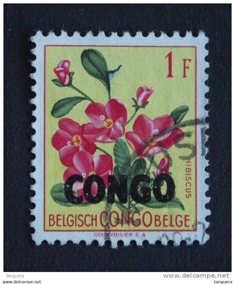 Congo Republique Republiek 1960 Bloemen Fleurs Yv 388 O - Gebruikt