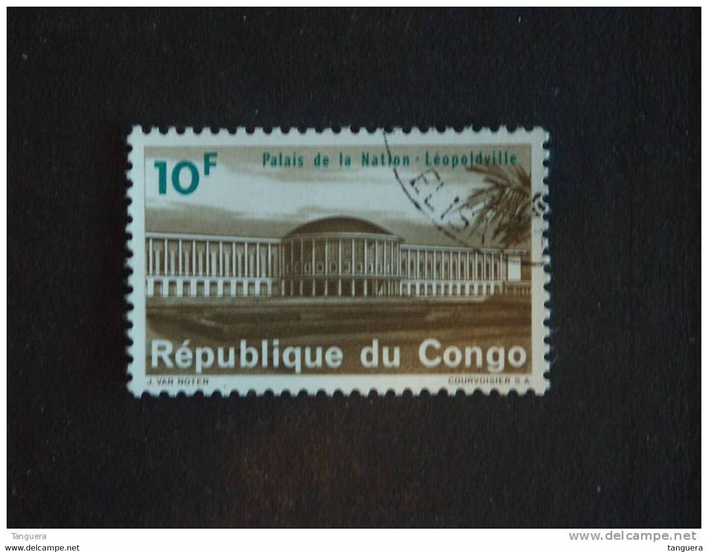 Congo Republique 1964 Palais De La Nation Yv 561 O - Gebruikt