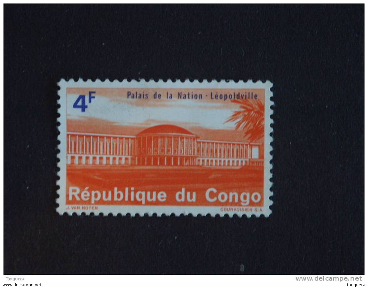 Congo Republique 1964 Palais De La Nation Yv 555 MH * - Ungebraucht