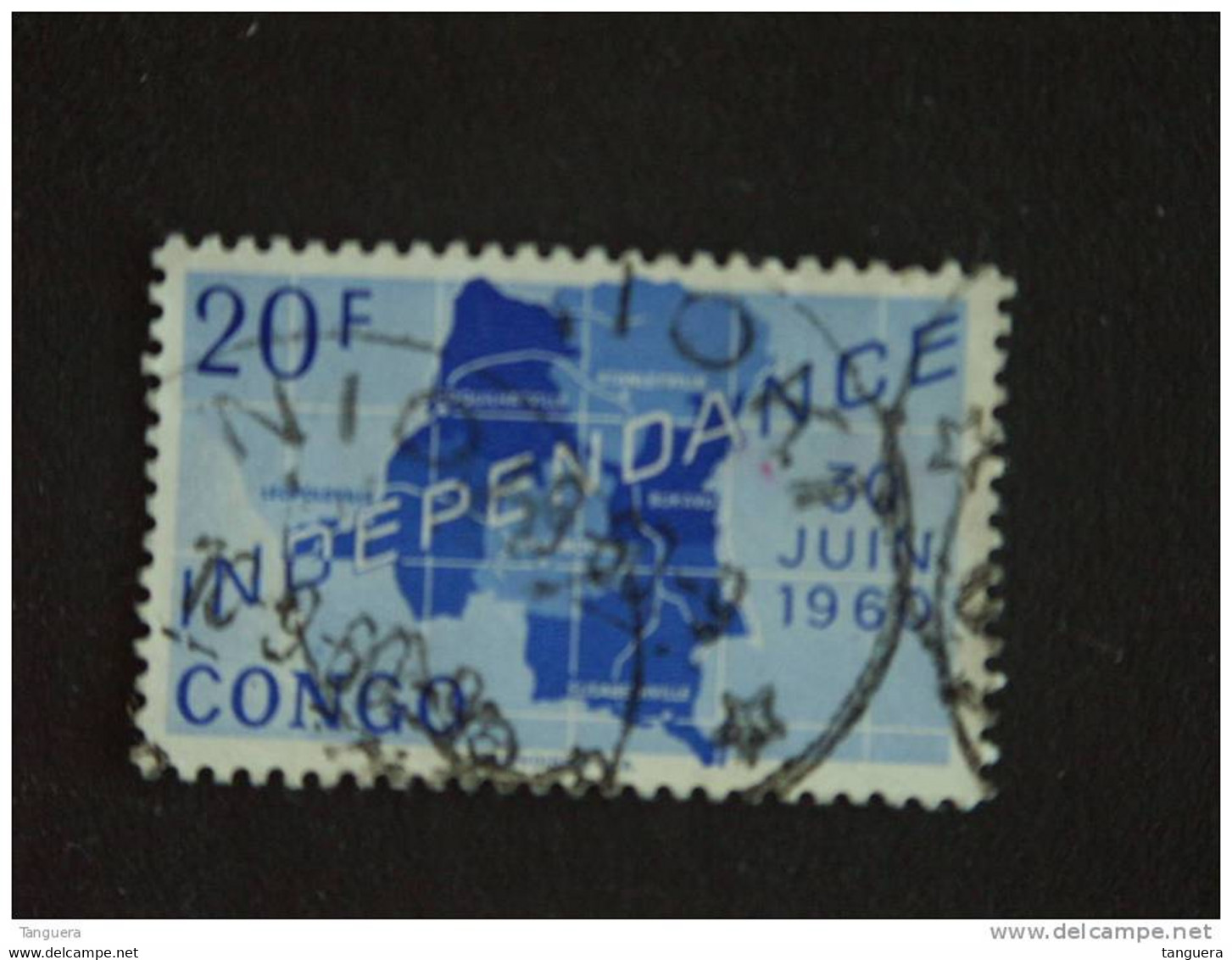 Congo Republique 1960 Onafhankelijkheid Indépendance Yv 381 O - Gebraucht