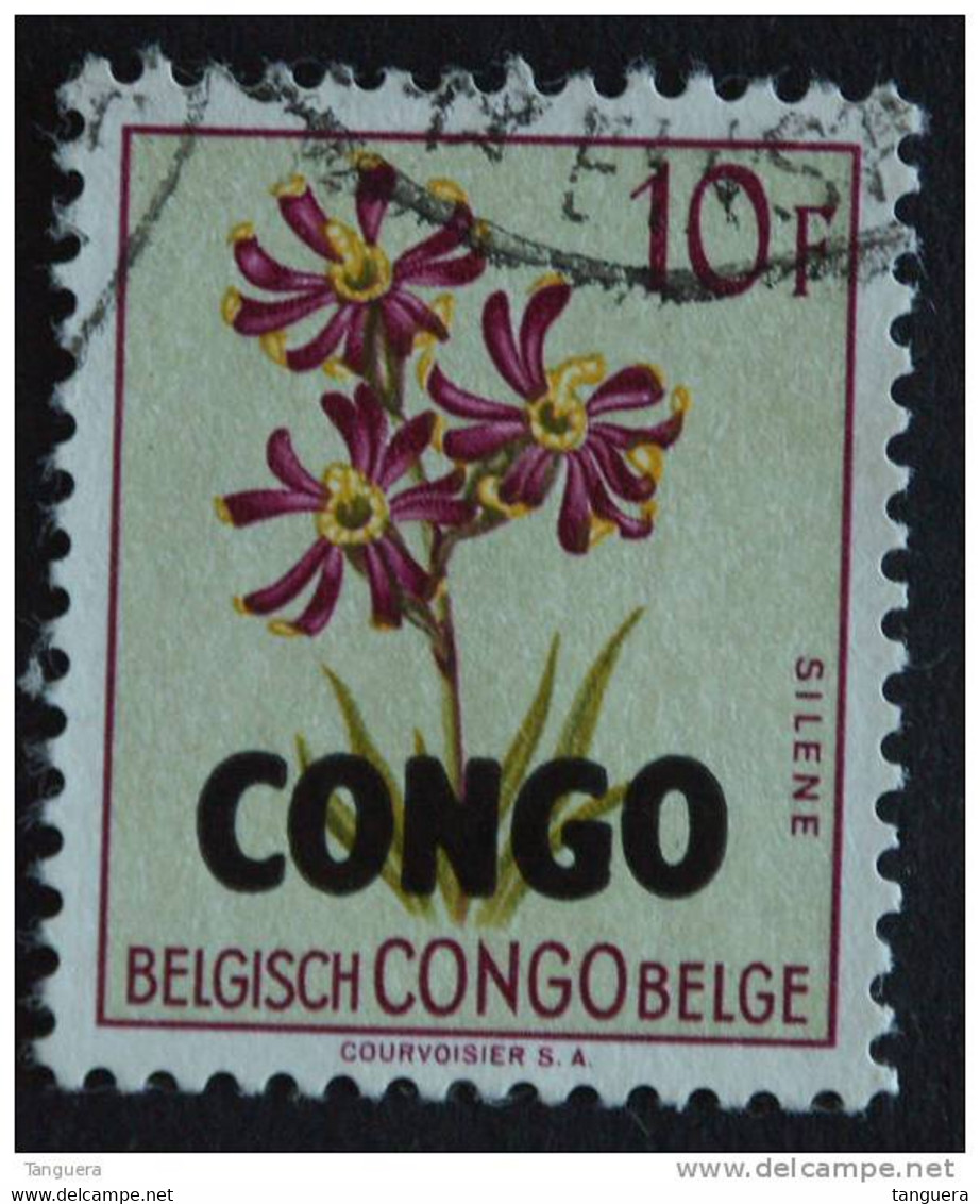 Congo Republique 1960 Bloemen Fleurs Yv 396 O - Gebraucht