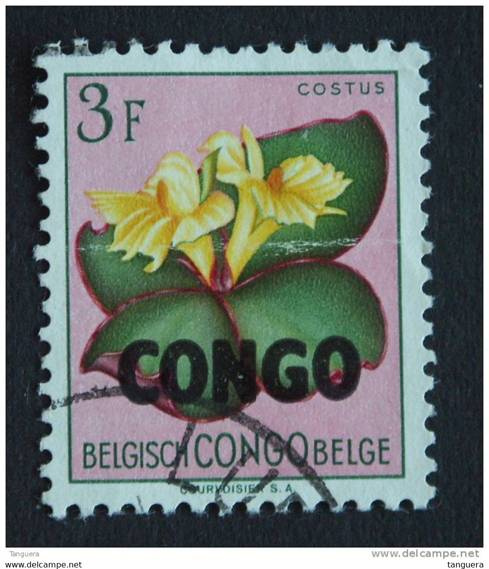 Congo Republique 1960 Bloemen Fleurs Yv 391 O - Gebruikt