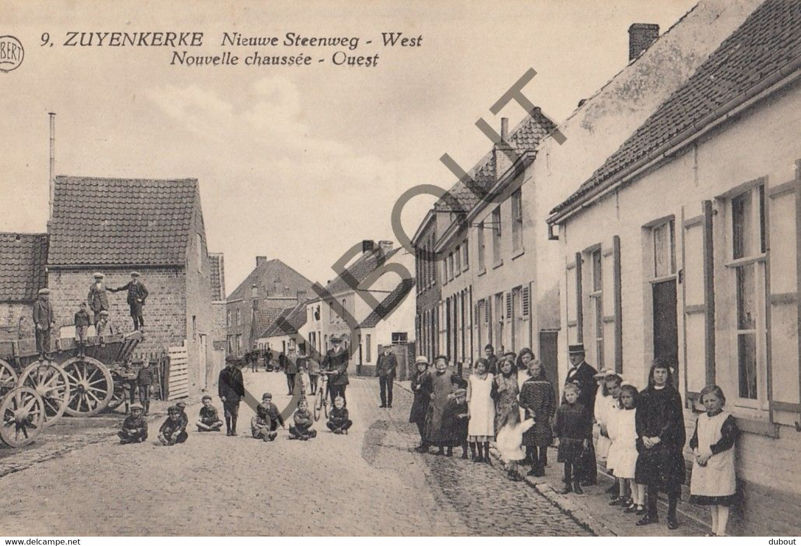 Postkaart-Carte Postale - ZUIENKERKE - Nieuwe Steenweg - West (C2527) - Zuienkerke