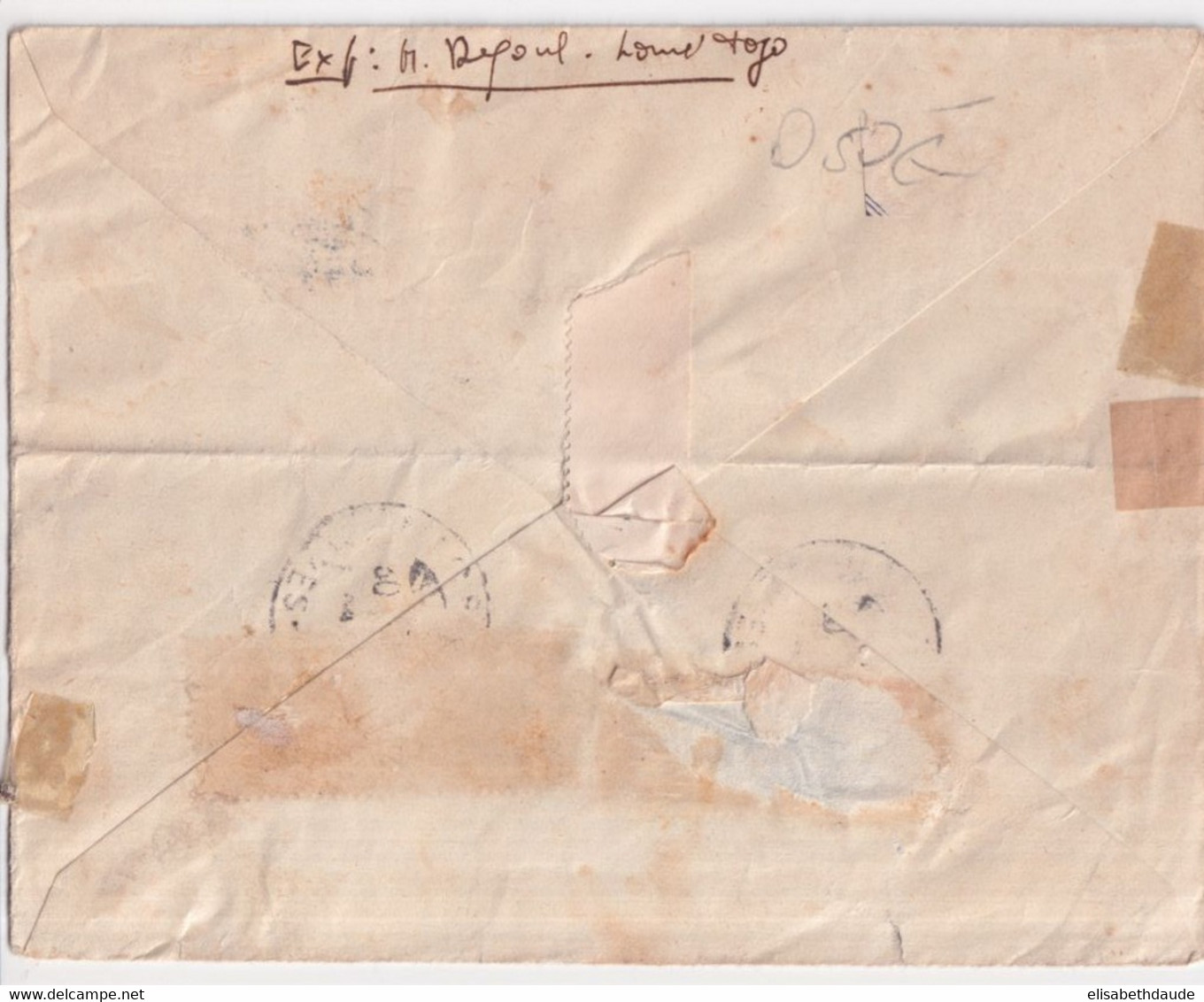 TOGO ! - 1944 - ENVELOPPE De LOME => NICE - Briefe U. Dokumente