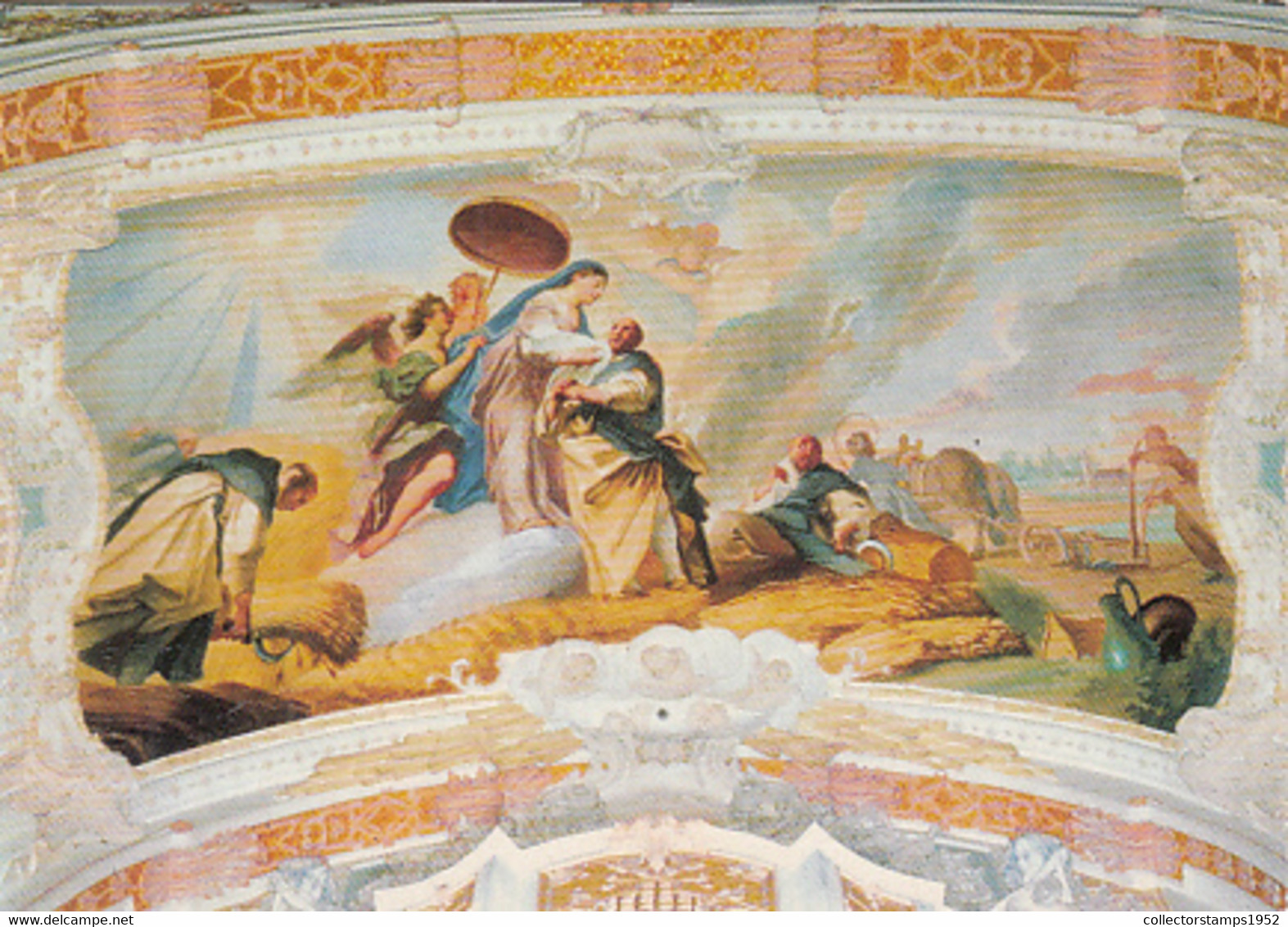 W3269- FURSTENFELD ABBEY CHURCH INTERIOR, CEILING FRESCO - Fürstenfeld