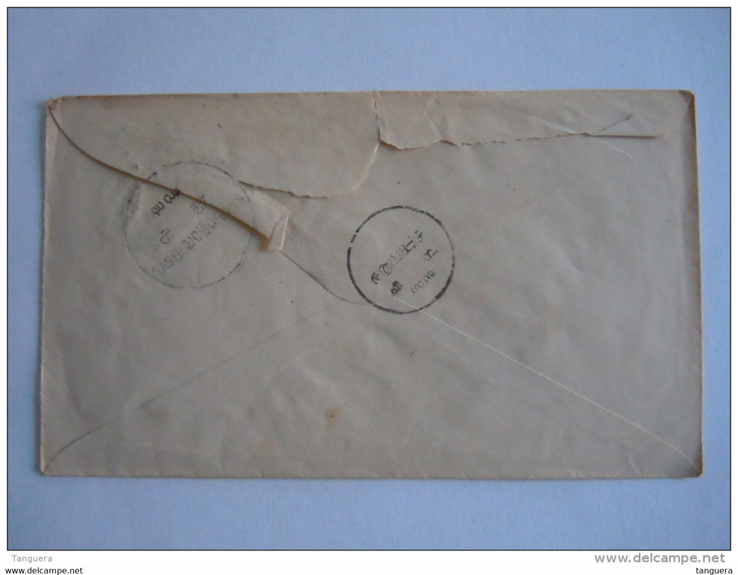 India Inde Travancore Anchel Enveloppe Entier Postal Stationery PWS To Alleppey - Travancore