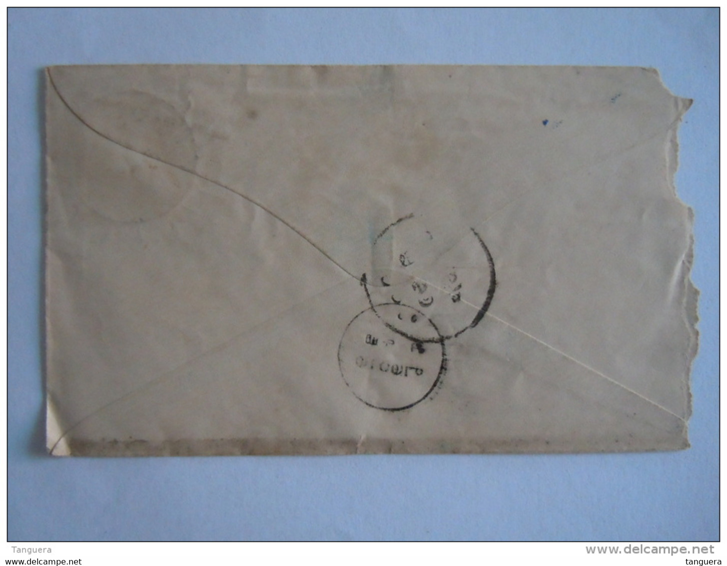 India Inde Travancore Anchel Enveloppe Entier Postal Stationery PWS - Travancore