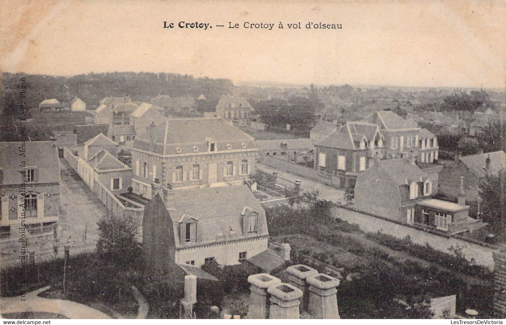 CPA - Le CROTOY - Vue Aérienne - Le Crotoy à Vol D'oiseau - Le Crotoy