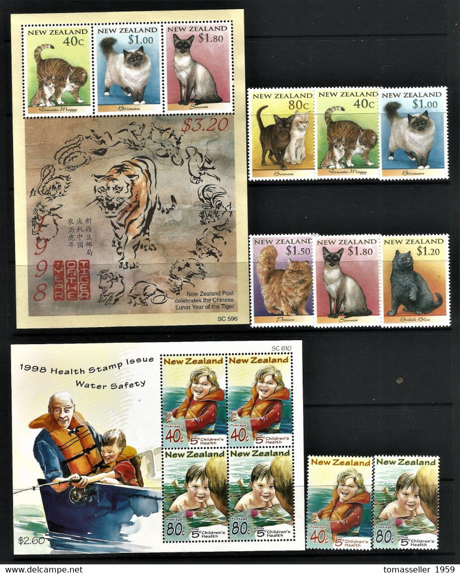 New  Zealand-1998 Year Set. 16 Issues.MNH - Années Complètes