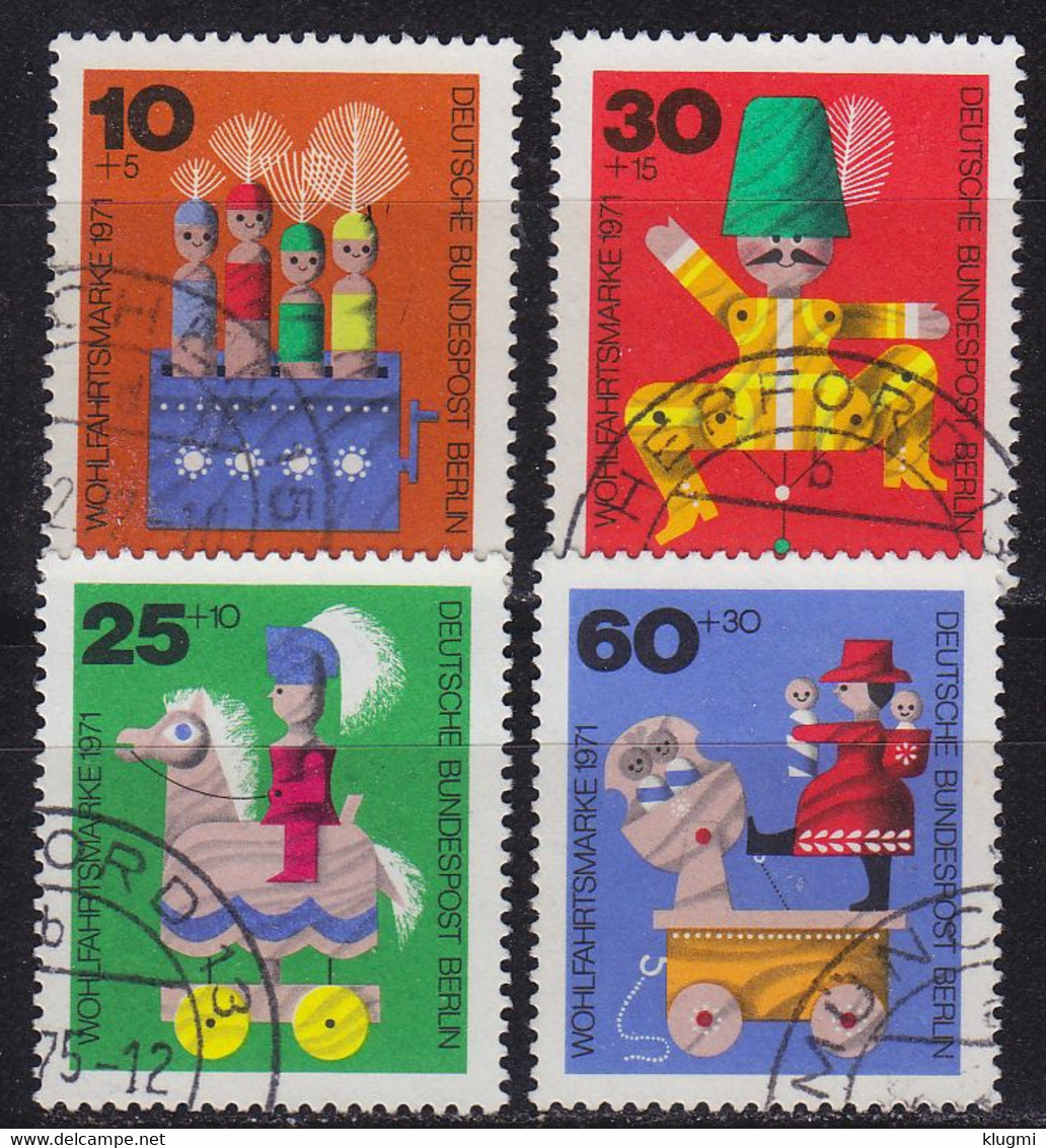 GERMANY BERLIN [1971] MiNr 0412-15 ( O/used ) - Gebraucht