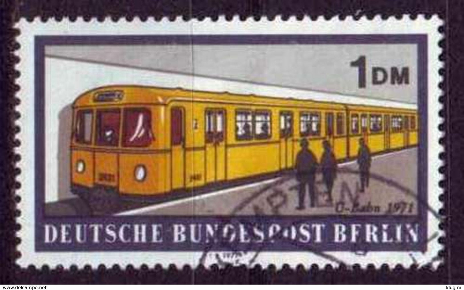 GERMANY BERLIN [1971] MiNr 0384 ( O/used ) Eisenbahn - Gebraucht