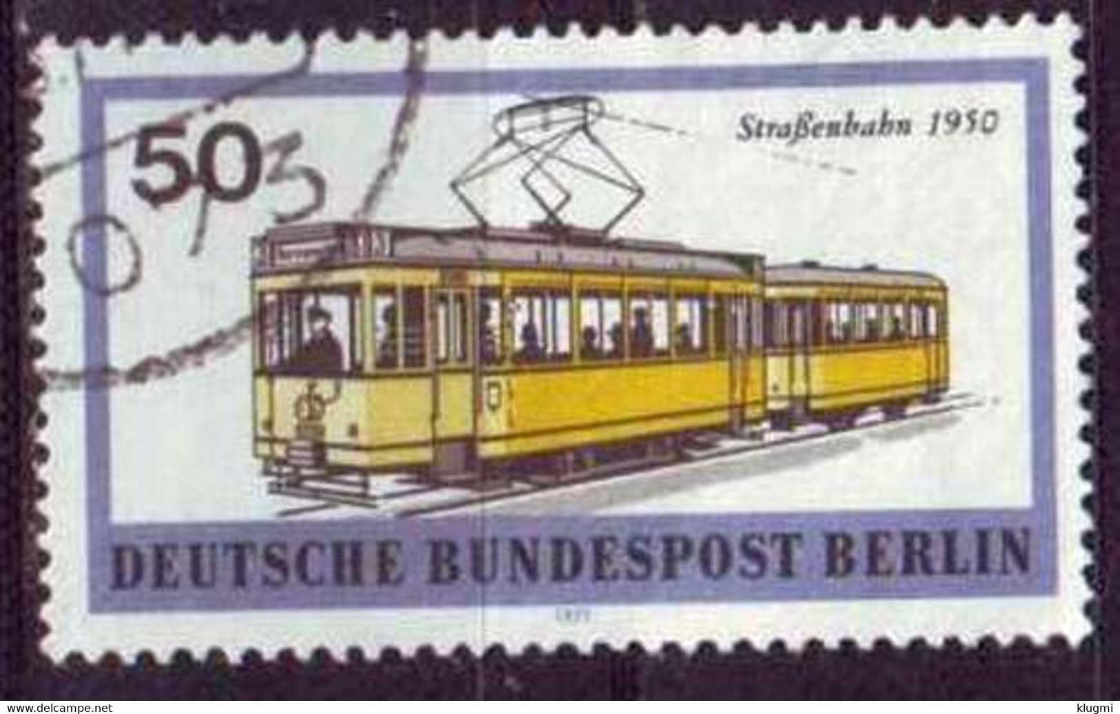 GERMANY BERLIN [1971] MiNr 0383 ( O/used ) Eisenbahn - Gebruikt